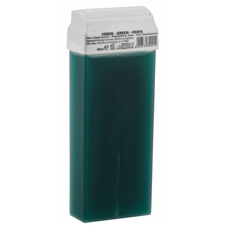 Cera depilatoria Kosmè clorofilla verde ricarica rullo grande 100 ml