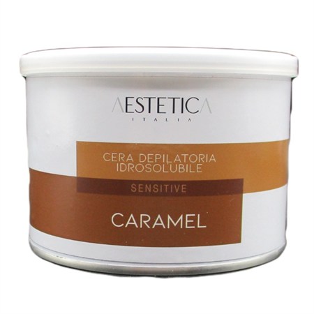 Scatola 24 pcs cera depilatoria allo zucchero Caramel 350 ml/500 gr in Depilazione