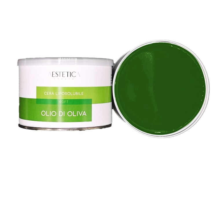 Barattolo Cera depilatoria liposolubile soft Olio di Oliva - 400 ML
