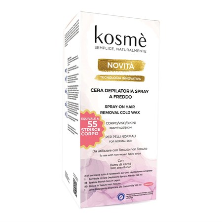 kit depilazione veloce spray a freddo per pelli normali