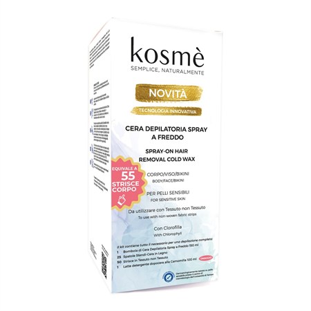kit depilazione veloce spray a freddo per pelli sensibili