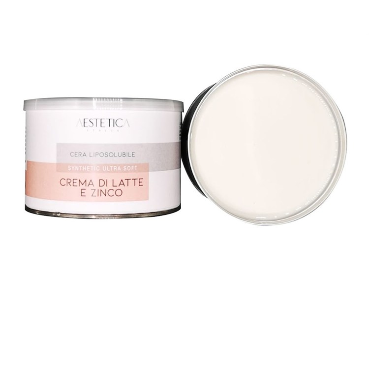 Cera Depilatoria Liposolubile Ultra Soft crema di latte e zinco  400 ml