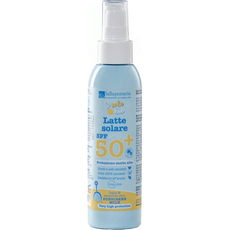 Latte solare spf 50+ bimbi e pelli delicate - 125 ml