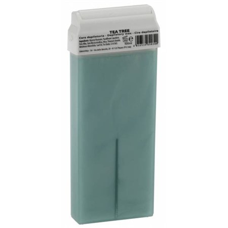 Scatola 24 ricariche rullo grande Tea tree perlata 100 ml in Depilazione