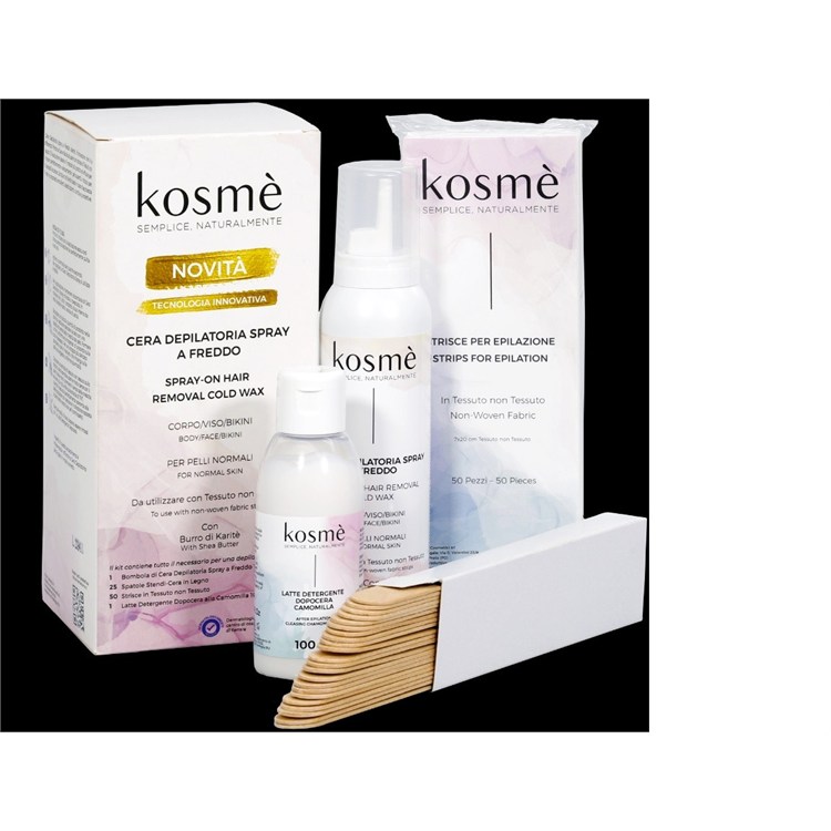Kit depilazione veloce spray a freddo per pelli normali