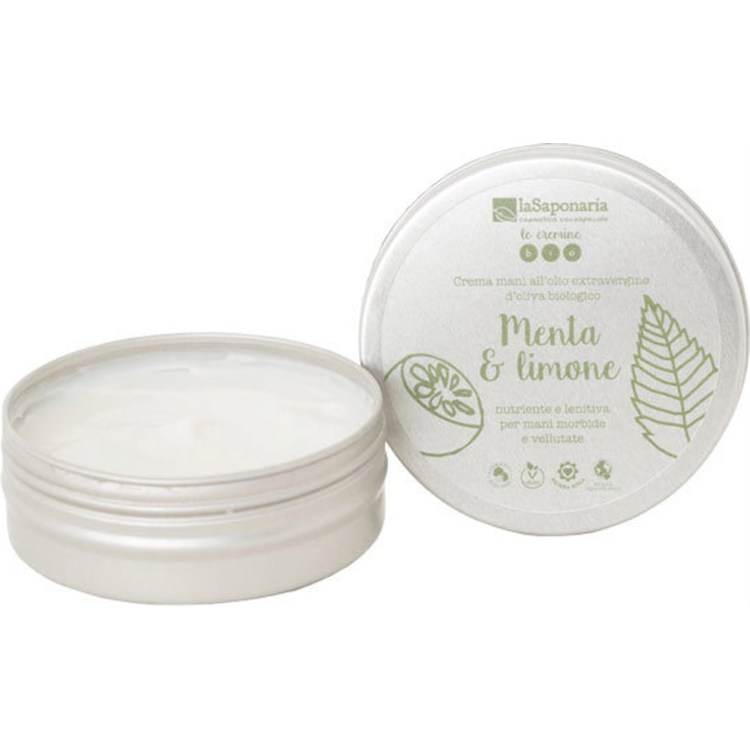 Crema mani menta e limone 60 ml
